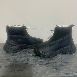 Zara Kids Black High-Top Technical Sneakers - size 11